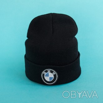 Черная шапка со значком BMW.
В одном размере.Обьем головы 55-60 см.
Материал 100. . фото 1
