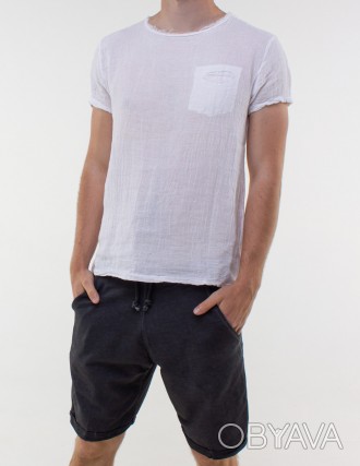  Мужская белая футболка льняная.
Размеры : S / M / L / XL
Материал: 100% хлопок.. . фото 1