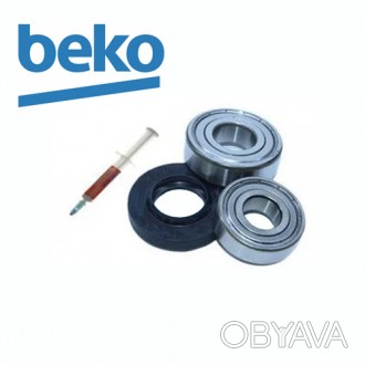 Ремкомплект (набор подшипников) для стиральных машин Beko
В состав набора входят. . фото 1