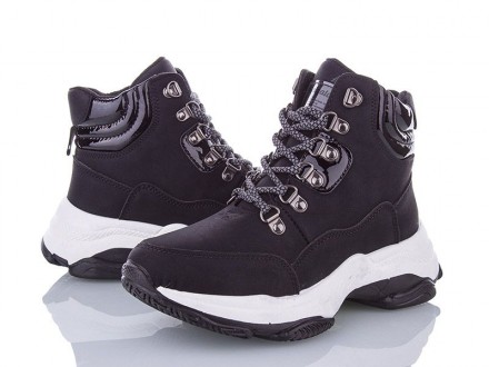 Кроссовки высокие Navigator женские чёрные 38р.. Киев. фото 1