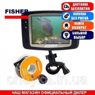 Подводная видеокамера Fisher CR110-7H. Проводная (15м). Обзор 120°. Локация 5м. . Днепр. фото 1 Подводная видеокамера Fisher CR110-7H. Проводная (15м). Обзор 120°. Локация 5м. . Днепр. фото 1