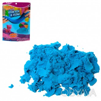 Песок для творчества LS-250G-B 250 г, синий, в кульке 16-22,5-1,5 см. . фото 1