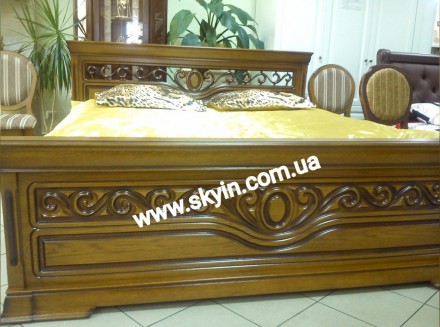 Предлагаем шикарную двуспальную кровать Эдельвейс из массива дуба от украинского. . фото 5