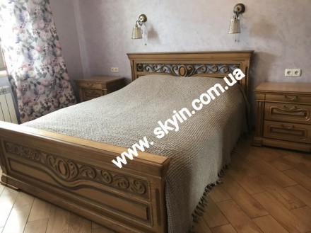 Предлагаем шикарную двуспальную кровать Эдельвейс из массива дуба от украинского. . фото 4