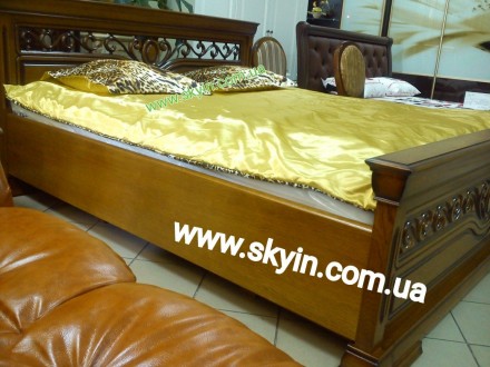 Предлагаем шикарную двуспальную кровать Эдельвейс из массива дуба от украинского. . фото 6