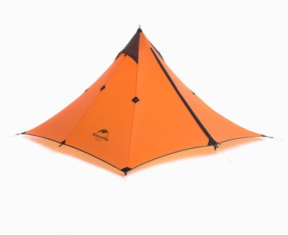 Сверхлегкая одноместная палатка с острой верхушкой Naturehike NH17T030-L оранжев. Львов. фото 1