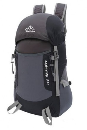 Рюкзак туристический складной легкий для треккинга 35 л черный черный. Львов. фото 1