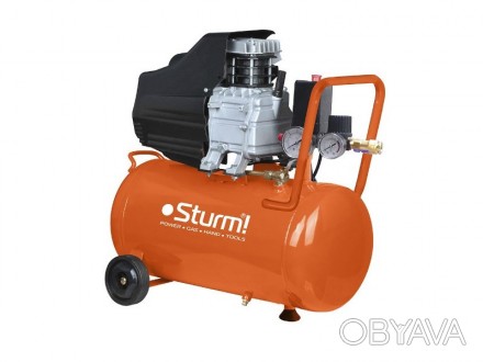 Воздушный компрессор (1500Вт, 50л) Sturm AC93155