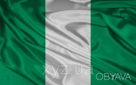 Флаг Нигерии. Цена указана за размер флага 95х148 см. В стандартном исполнении п. . фото 1