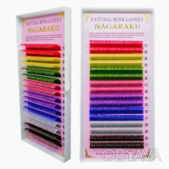 Купить ресницы цветные Nagaraku высокого качестваПодчеркнуть индивидуальность и . . фото 1