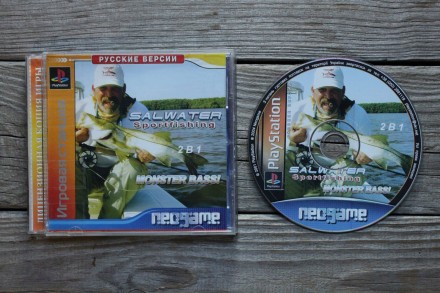 Игра Рыбалка | Sony PlayStation 1 (PS1)

Диск с двумя играми для приставки Son. . фото 4