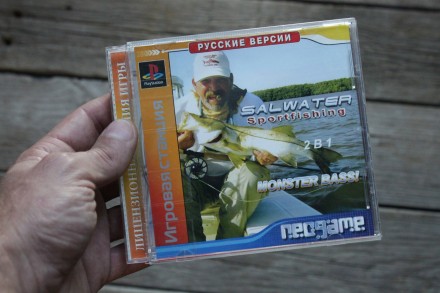 Игра Рыбалка | Sony PlayStation 1 (PS1)

Диск с двумя играми для приставки Son. . фото 6