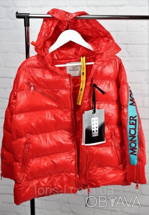 Куртка женская Moncler красного цвета
Размер единый норма
Длина 68, рукав от пле. . фото 1
