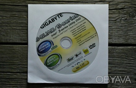 Диск для Материнской Платы | GIGABYTE 6-QUAD / S-series Intel 3-series Utility D. . фото 1