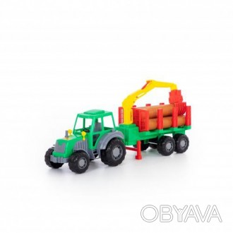 
Детский игрушечный трактор "Алтай", с полуприцепом-лесовозом
Производитель - "П. . фото 1