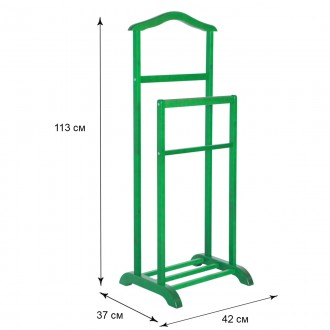 Напольная вешалка "Уют-2"
Вешалка напольная деревянная «Уют 2» – легкая и мобиль. . фото 3