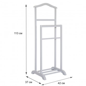 Напольная вешалка "Уют-2"
Вешалка напольная деревянная «Уют 2» – легкая и мобиль. . фото 3