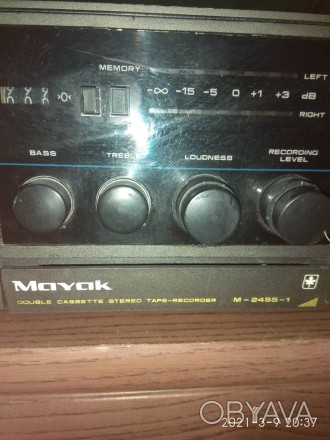 Двухкассетный магнитофон"Маяк М-249С-1" и колонки 15 AS-222 (15 Вт, 10. . фото 1