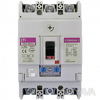 
Промышленный автоматический выключатель ETI ETIBREAK EB2S защищает кабель, лини. . фото 1