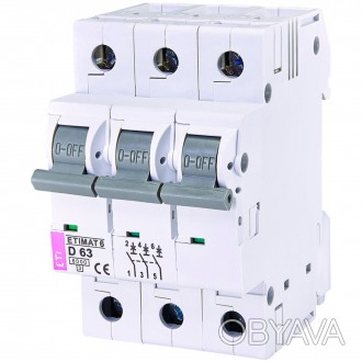 
Автоматический выключатель (автомат) ETI серии ETIMAT 6 предназначен для защиты. . фото 1