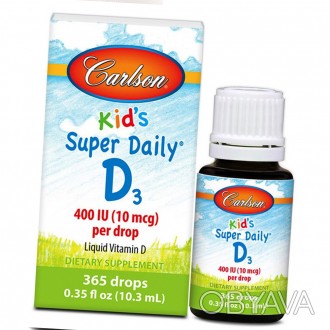 
Описание Carlson Labs Kid's Super Daily D3 400 IU
Kid's Super Daily D3 от Carls. . фото 1