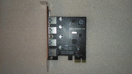 В продаже адаптер из PCI Express в USB 3.0
Решает вопрос отсутствия или нехватк. . фото 3