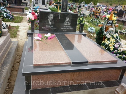 Памятник из гранита двойной. Ужгород. фото 1 Памятник из гранита двойной. Ужгород. фото 1