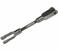 Тяга 80-4607260 с вилкой и гайкой в сб., (L=198мм) (пр-во МТ. Мелітополь. фото 1