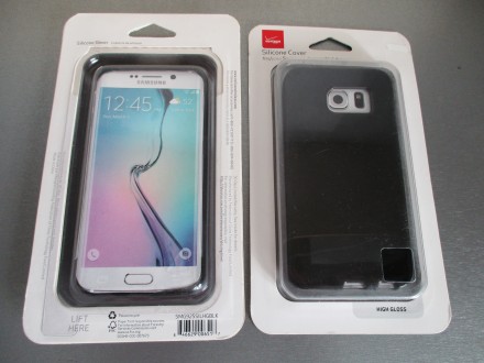 Фирменный чехол Verizon High Gloss для Samsung Galaxy S6 Edge G925.  Чехол силик. . фото 3