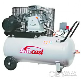 
	Воздушный компрессор AiRcast СБ 4/С-100 LB 40 - оборудование для сжатия воздух. . фото 1