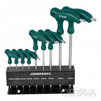 
Jonnesway H10MT09S - набор, состоящий из 9 г-образных ключей для закручивания/в. . фото 1