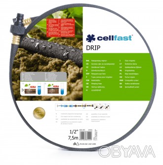 
	
	Садовый шланг Cellfast DRIP 19-001 - шланг для аккуратного и экономного поли. . фото 1