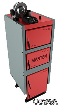 Твердотопливный котел длительного горения Marten Comfort MC-17 мощностью 17кВт п. . фото 1