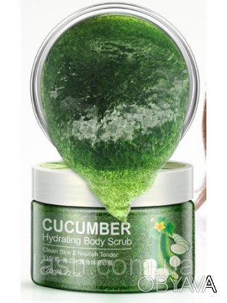 
BioAqua Cucumber Hydrating Body Scrub увлажняющий скраб для тела с экстрактом о. . фото 1