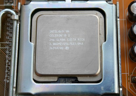 Процессор Intel 04 Celeron® D 3.06GHZ/256/533/04A (SL9BR) COSTA RICA

&bul. . фото 3