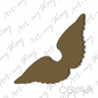 Объемный декор Декор — крылья Ангела 1. 10см по максимальному размеру. Материал . . фото 1
