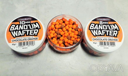  Бойлы нейтральной плавучести Sonubaits BandUm Wafters Chocolate Orange 6/8/10mm. . фото 1