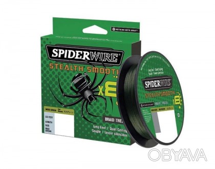 
Качественная амереканская плетенка Spiderwire Stealth Smooth 8 Green доступна в. . фото 1
