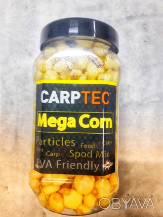 
 Кукуруза насадочная Dynamite Carptec Mega Corn 1L - крупная, приготовленная, н. . фото 1