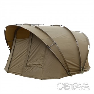Палатка карповая двухместная Хаки Fox (Фокс) с капсулой - R-Series 2-Man XL Bivv. . фото 1