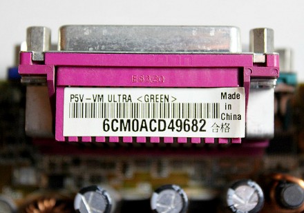 Материнская Плата ASUS P5V-VM Ultra <GREEN> (s775, VIA P4M890, PCI-E) 

. . фото 8
