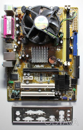Материнская Плата ASUS P5V-VM Ultra <GREEN> (s775, VIA P4M890, PCI-E) 

. . фото 1