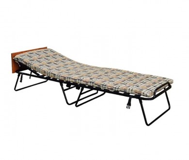 Раскладушка-кровать ортопедическая на ламелях с регулируемым подголовником «Вене. . фото 2