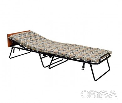 Раскладушка-кровать ортопедическая на ламелях с регулируемым подголовником «Вене. . фото 1
