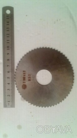 Фреза отрезная 100 х12  Р6М5  тип 2  Z100 (ГОСТ 2679-93)Внутренний диаметр 27 мм. . фото 1