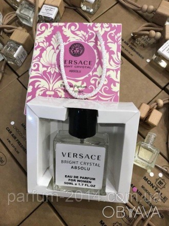 
Мини парфюм Versace Bright Crystal Absolu в подарочной упаковке 50 ml NEW (лиц). . фото 1