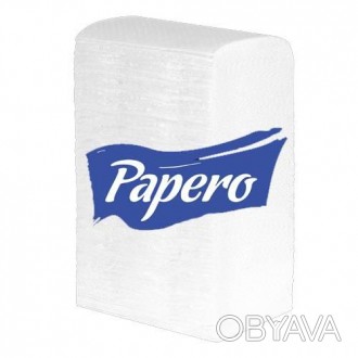 Двухслойная туалетная бумага Papero Z вложения, где листы вложены друг в друга. . . фото 1