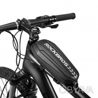 Сумка Rockbros Aero Carbon "S", на раму
Жесткая сумка под карбон на раму велосип. . фото 1