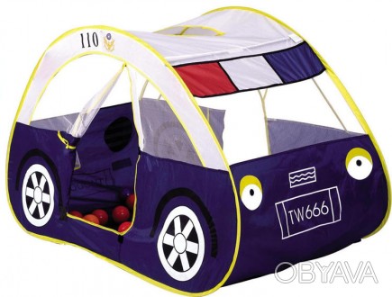 Игровая палатка для детей Полицейская машина 5008А 
Для малышей, современная пал. . фото 1