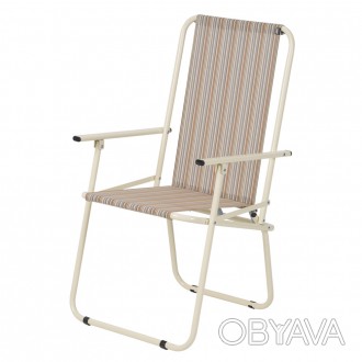 Стул "Дачный" d18 мм (текстилен беж полоса)
Модель стула «Дачный» предназначен, . . фото 1